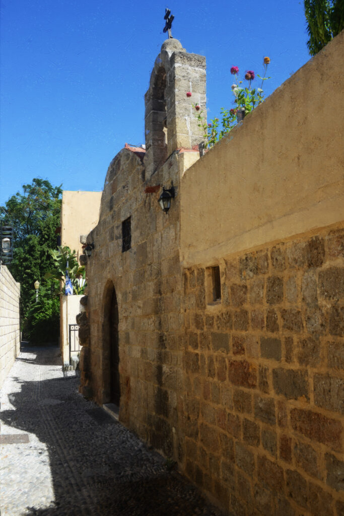 Church In Rhodes Greece Fine Art